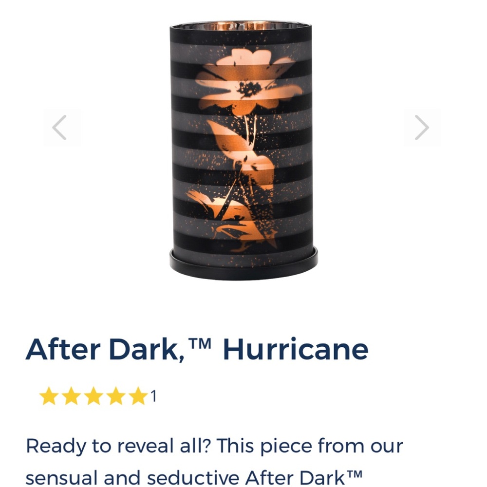 PartyLite After Dark Hurricane